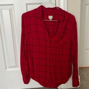 Target red flannel
